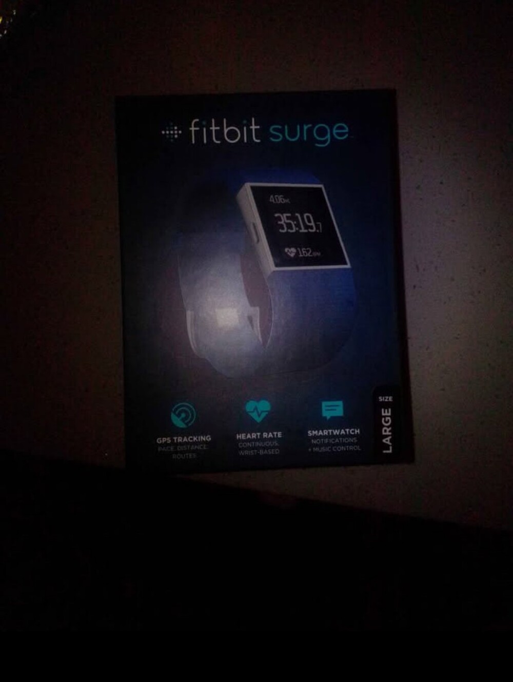 FitBit Surge Smartwatch - Blue Band